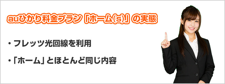 auひかり料金プラン「ホーム(s)」の実態